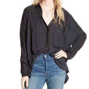 Free People Button-Up Blouse
